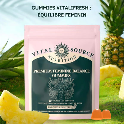 Gummies pour maintenire un bon équilibre intime.